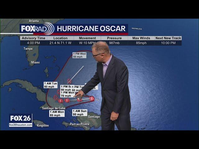 Tracking Hurricane Oscar, Tropical Storm Nadine | Tropical Weather Forecast