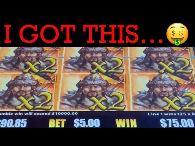 I GOT THIS.. GENGHIS KHAN DRAGON LINK SLOT MACHINE  POKIE WINS