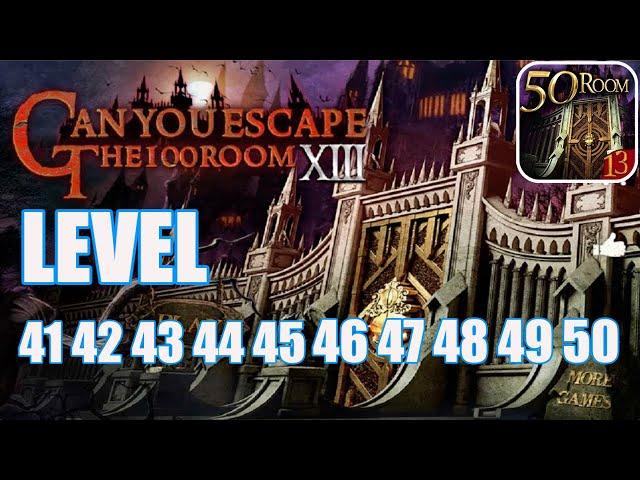 Can you escape the 100 room 13 Level 41 42 43 44 45 46 47 48 49 50 Walkthrough (100 Room XIII)