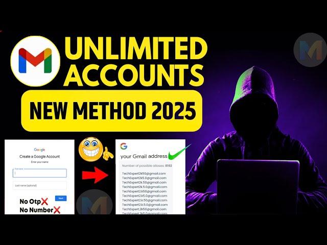 How To Create Unlimited Gmail Account 2025 || Unlimited Gmail Create Method 2025