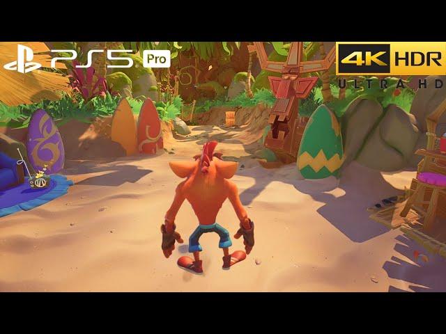 Crash Bandicoot 4: It's About Time (PS5 Pro) 4K 60FPS HDR Gameplay - (100% Full Game)