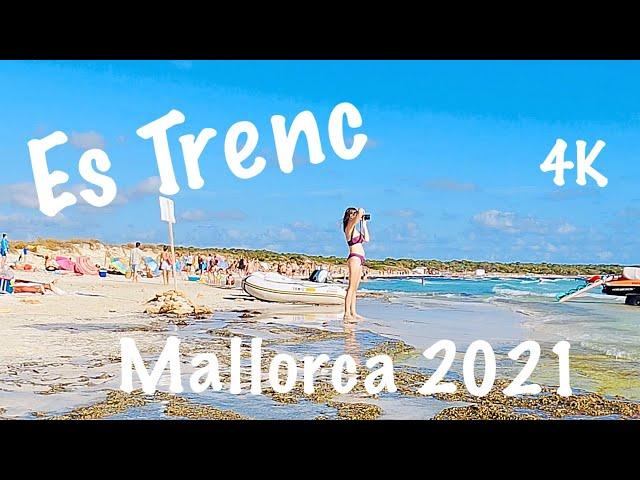 4KEs Trenc Mallorca (Nudist Beach)‍️Beach walk 2021, August