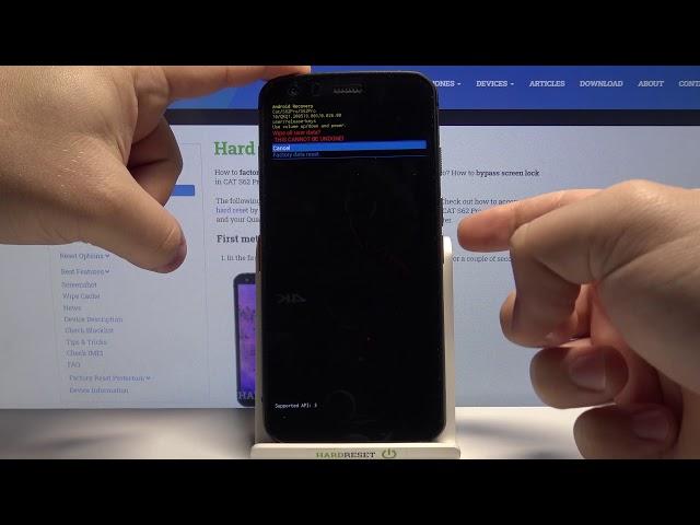 How to Factory Reset CAT S62 Pro – Erase All Data