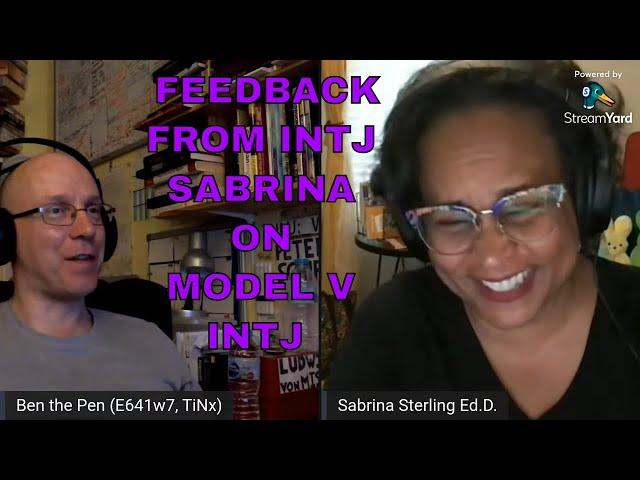 INTJ Dr Sabrina gives her feedback on #ModelVaserlan #JungianSubfunctions #NiTxINTJ