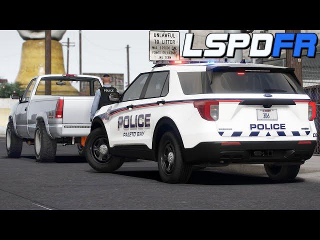 GTA 5 LSPDFR | Crazy Deer & Pursuits | Paleto Bay Police Department | Night Patrol | #gta5lspdfr