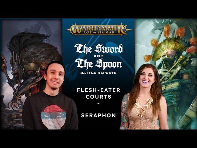 Flesh-Eater Courts v Seraphon | Age of Sigmar Battle Report #games #aos