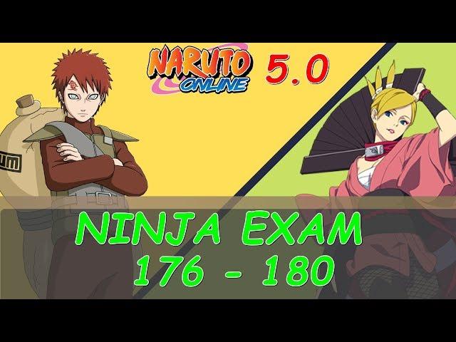 Naruto Online 5.0: Ninja Exam 176 - 180 | Wind Main (Breeze Dancer)