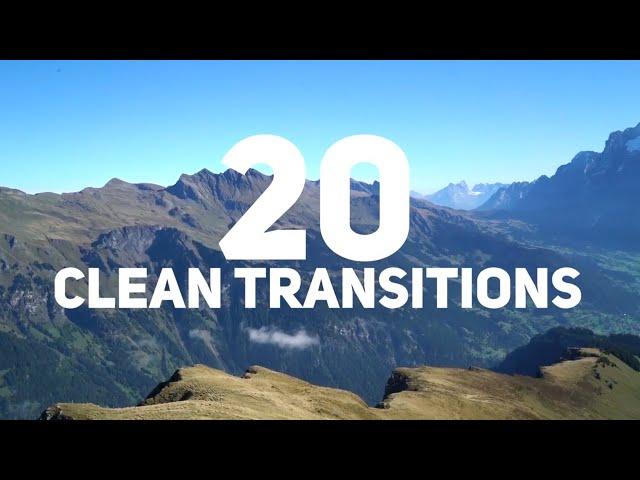 20 GLASS CLEAN TRANSITIONS | FREE PREMIERE PRO PRESETS | Premiere Pro Transitions