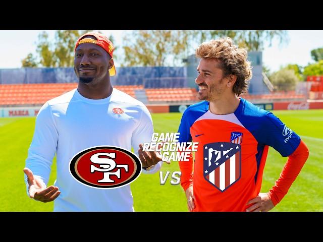 Deebo Samuel vs. @atleticodemadrid Star Antoine Griezmann in Football Skills Challenge ️