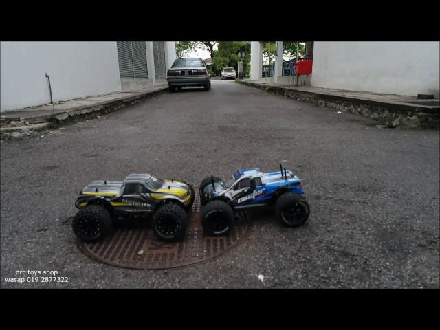 monster one brushless 1/10 and hsp brontosaurus drc toys