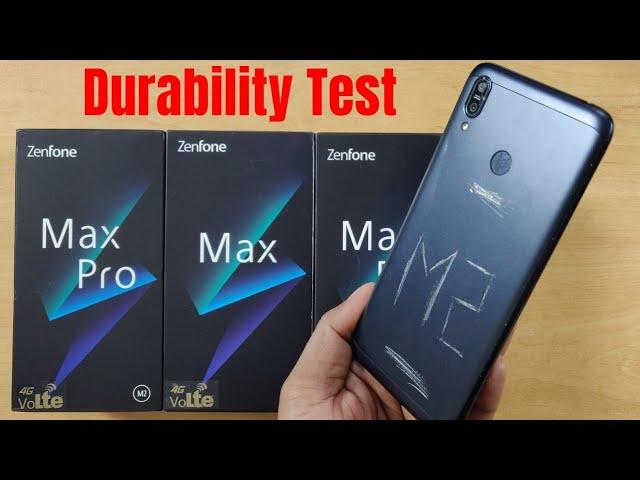 Asus Zenfone Max M2 Durability Test (DROP, SCRATCH, WATER, BEND) Test !