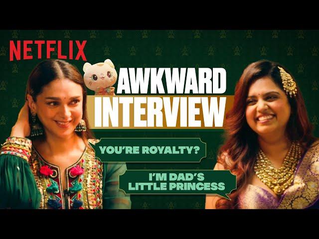 Aditi Rao Hydari & @aishmrj: AWKWARD INTERVIEWS, Heeramandi & Sanjay Leela Bhansali 