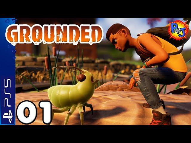 Let's Play Grounded PS5 Console | Co-op Multiplayer Gameplay Episode 1 |  Getting Started (P+J)