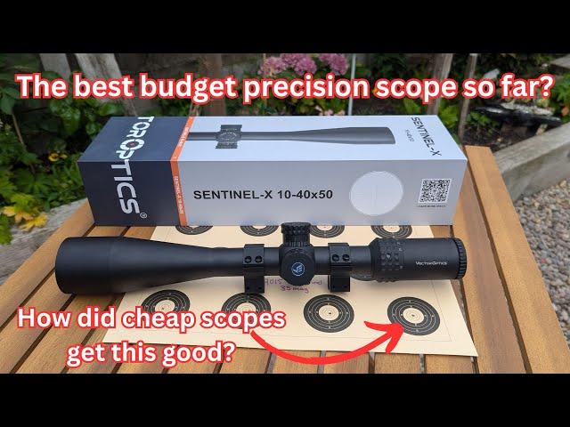 Vector optics sentinel x 10-40x50. When did budget scopes get this good? Best in class..