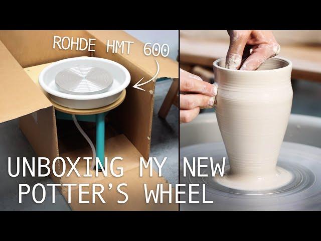 Unboxing my NEW Rohde HMT 600 Potters Wheel