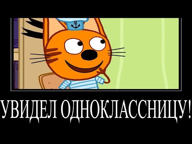 МУД ТРИ КОТА ДЕМОТИВАТОР 86 | УВИДЕЛ ОДНОКЛАССНИЦУ!