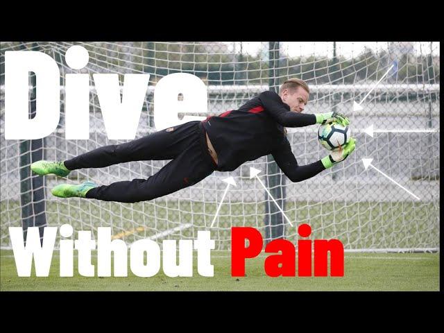 Dive Without Hurting Yourself - Goalkeeper Tips - Become A Better Goalkeeper Diving Tutorial