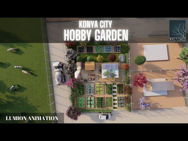 Lumion Animation | 3D Animation | Hobby Garden Landscape Design-8 | Render with Lumion 10