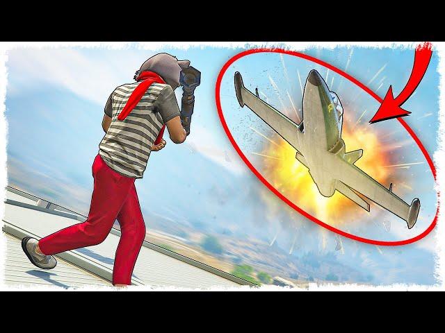 РПГ vs САМОЛЕТЫ!!! ВЫЖИВАНИЕ В GTA ONLINE!!!