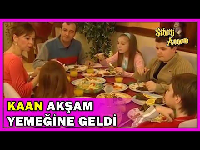 Kaan, Çilek'lerde Akşam Yemeğinde! - Sihirli Annem 96.Bölüm