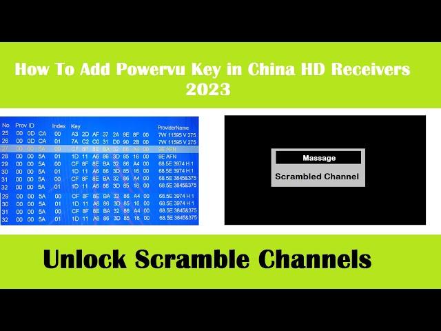 how to add powervu key in Echoilink hd receivers l How to Add biss key in Satellite hd Receivers