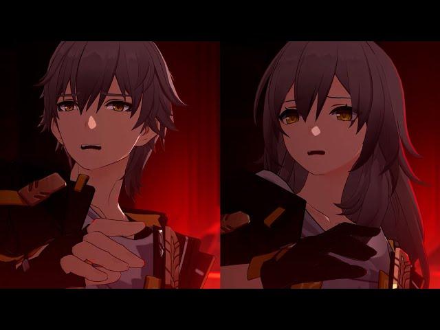 Caelus and Stelle [1.6] Cutscenes Side by Side | Honkai Star Rail JP Dub - EN Sub