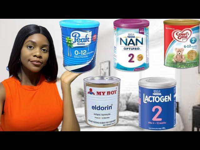 5 AFFORDABLE baby milk/formula for 6 months + in Nigeria 2023 | Prices, Nutrients, Sizes