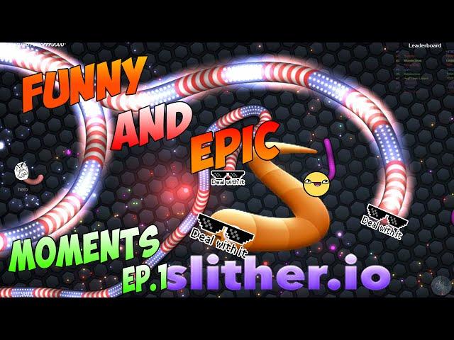 Slither.io! Funny and Epic. moments! NEW AGAR.IO - 2 Ep.1