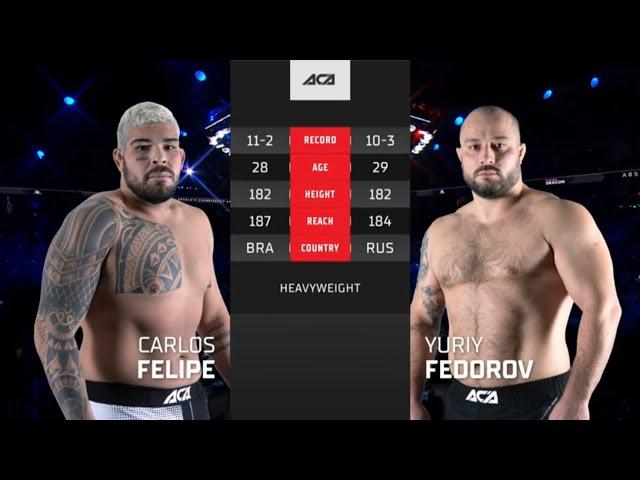 Карлос Фелипе vs. Юрий Федоров | Carlos Felipe vs. Yuriy Fedorov | ACA 156