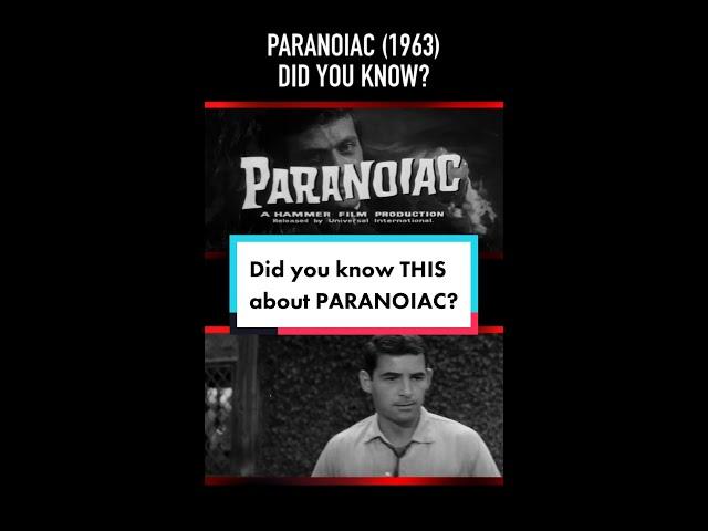 Did you know THIS about PARANOIAC (1963)?