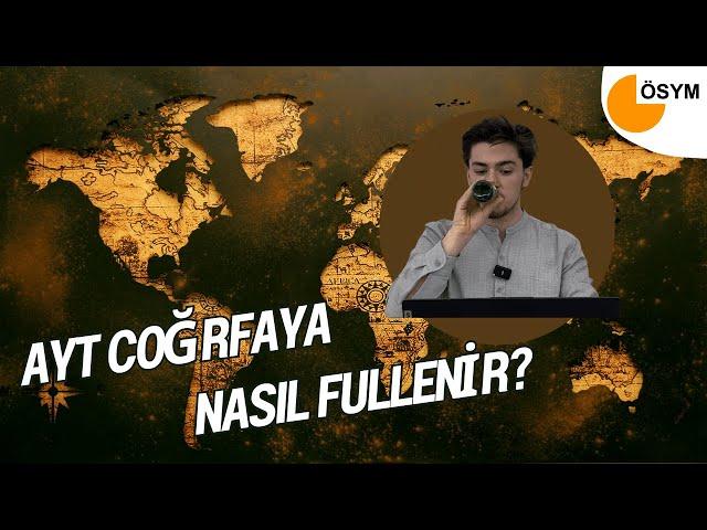 AYT COĞRAFYA FULLEMEK! | Sözel 3.sünden tavsiyeler￼