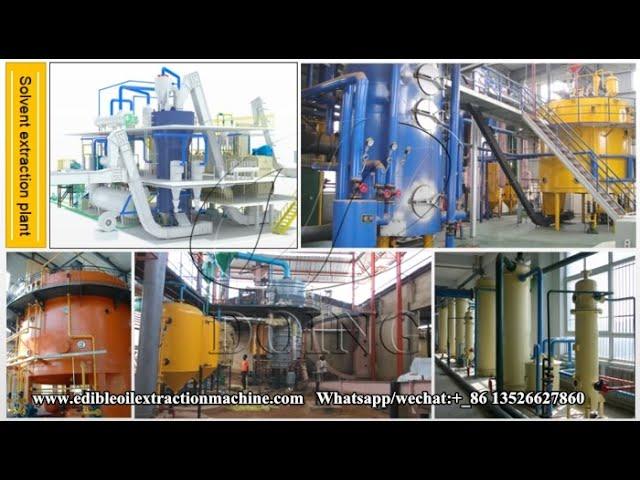 Soybean oil solvent extraction equipment display video#solventextractionequipment