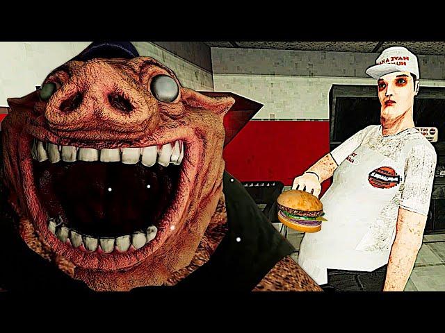 Happy's Humble Burger Farm - Work Minimum Wage get eaten / ENDING FULL PLAYTHROUGH