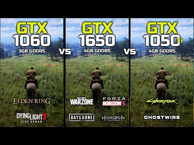 GTX 1050 ti vs GTX 1650 vs GTX 1060 | 9 Games Tested