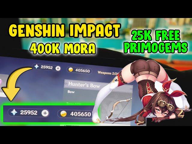 Genshin Impact Hack - How I Got 25K Free Primogems & Mora in Genshin Impact [For All Platforms]