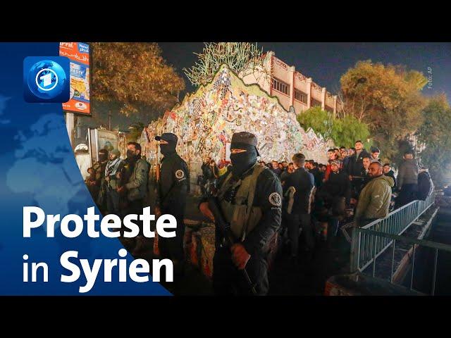 Syrien: Proteste wegen Video über Angriff auf alawitischen Schrein