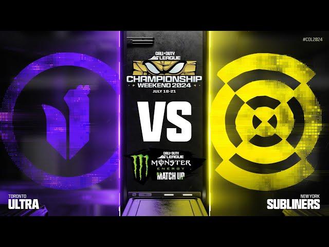 @C9COD vs @TorontoUltra | CDL Champs Monster Matchup | Losers Finals