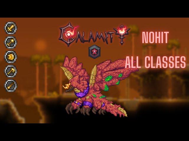 Terraria Calamity: Yharon Master Death Mode No Hit All Classes