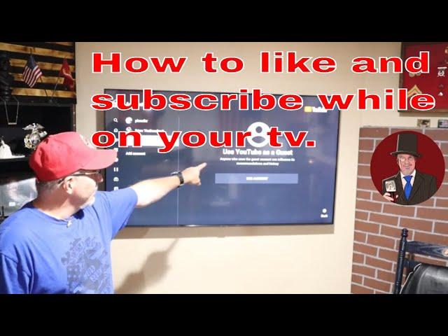 How To Like & Subscribe On Your TV