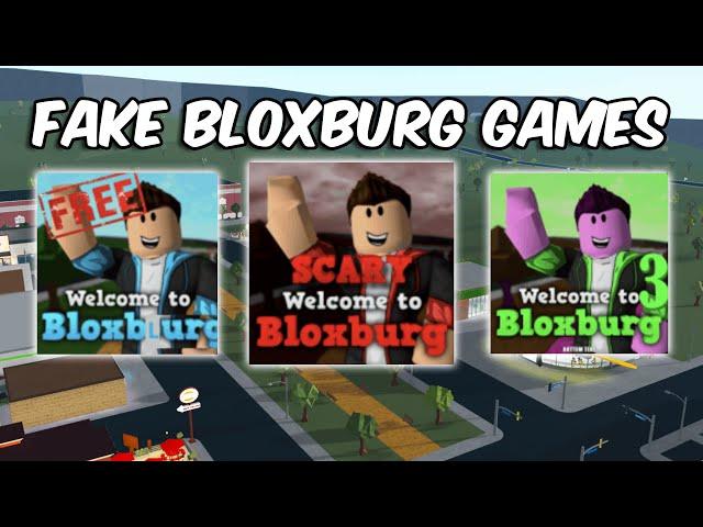 Playing FAKE BLOXBURG GAMES