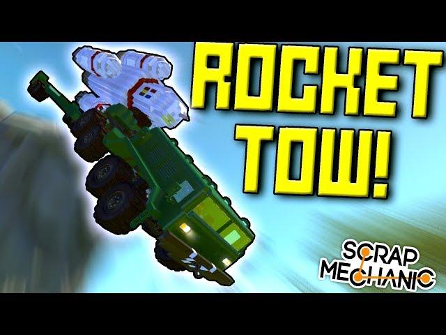 GIANT MISSILE ON GIANT TRUCK! (Russian MAZ Truck Part 2) - Scrap Mechanic Gameplay