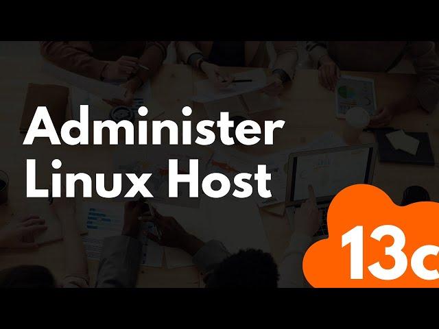 Administer Host via Oracle Enterprise Manager 13c