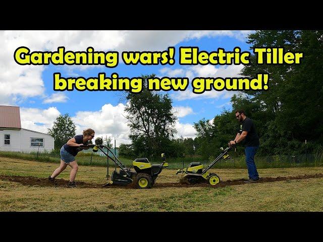 Gardening wars, Electric Tillers are the best #diy #gardening #lawncare #lifehacks @RYOBITOOLSUSA