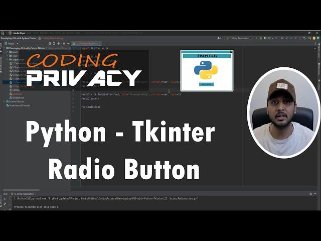 13. Using Radio Button In Tkinter (Python)