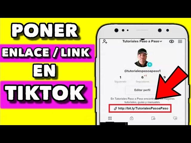 COMO PONER MI ENLACE EN MI PERFIL DE TIKTOK - PONER LINK EN TIKTOK 2024