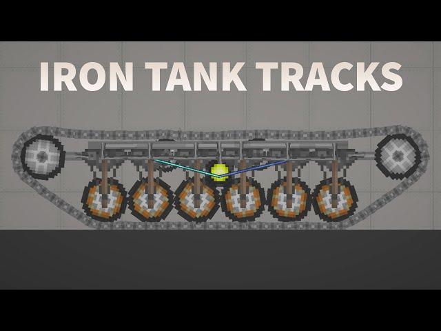 IRON TANK TRACKS TUTORIAL IN MELON PLAYGROUND 12.2 | PEOPLE PLAYGROUND | ACTION SANDBOX