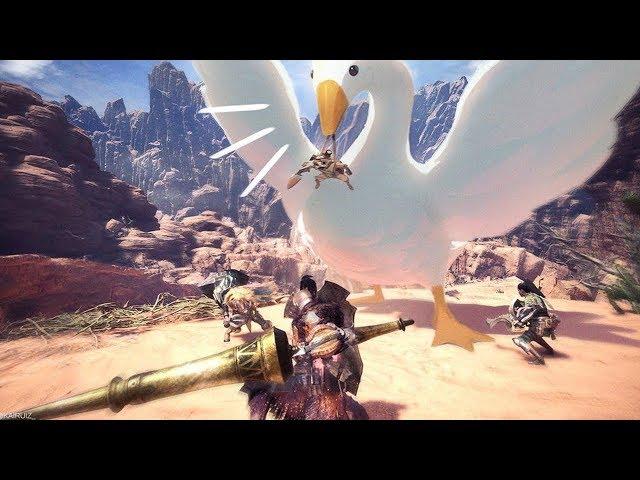 Monster Hunter World except it's all memes