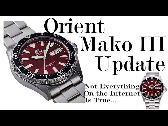 Orient Mako III Update : Not the Mako You're Looking For