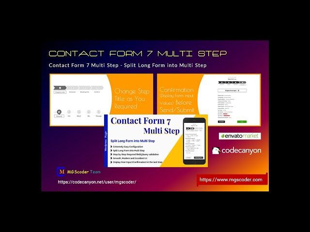 Contact Form 7 Multi Step Form Setup Step by Step Tutorial | How to create WordPress Multi-Step Form