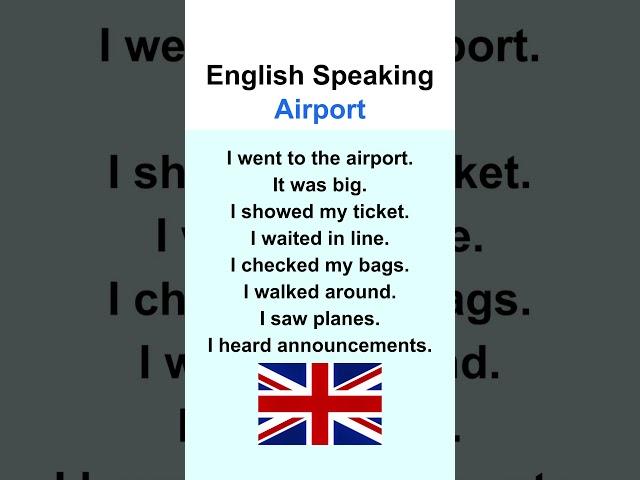 English Speaking: Airport